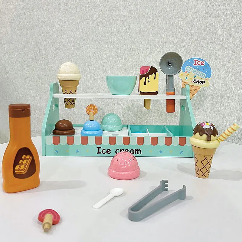Children Toy Puzzle Wood Ice Cream Shop Set Miniature Food Baby Accessories Montessori Enough Board Games Interactive Toys Gift
Children Toy Puzzle Wood Ice Cream Shop Set Miniature Food Baby Accessories Montessori Enough Board Games Interactive Toys Gift