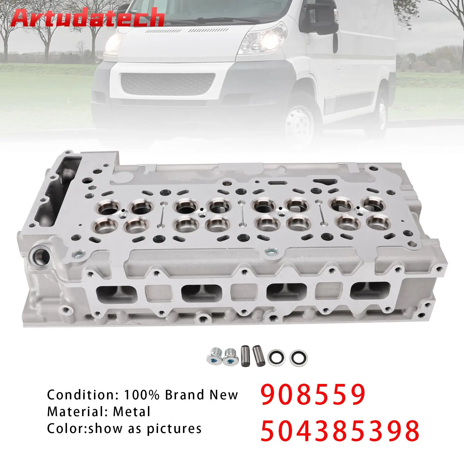 Головка блока цилиндров Artudatech 908559, для Peugeot Boxer Iveco Daily IV Citroen Jumper 3,0 D 0200KC 68226933AA 504385398 504384837
Головка блока цилиндров Artudatech 908559, для Peugeot Boxer Iveco Daily IV Citroen Jumper 3,0 D 0200KC 68226933AA 504385398 504384837