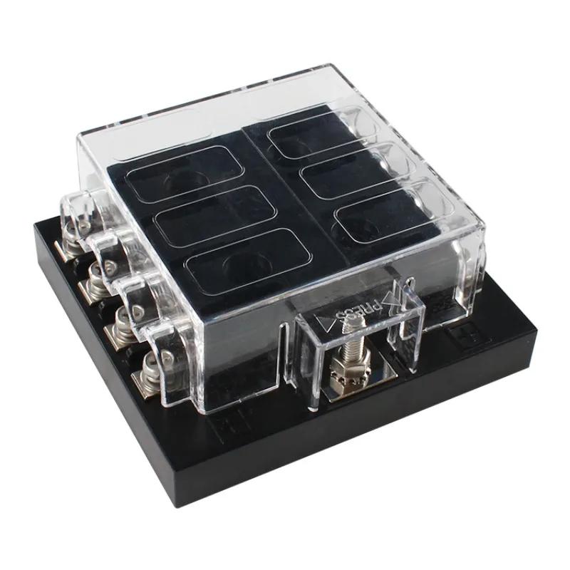 8 Way 12V/32V/24V Fuse Box Holder Fuse Block with 8 Standard Fuses ATC ATO Fuse Box for Universal Car Truck Boat Vehicle
8 Way 12V/32V/24V Fuse Box Holder Fuse Block with 8 Standard Fuses ATC ATO Fuse Box for Universal Car Truck Boat Vehicle