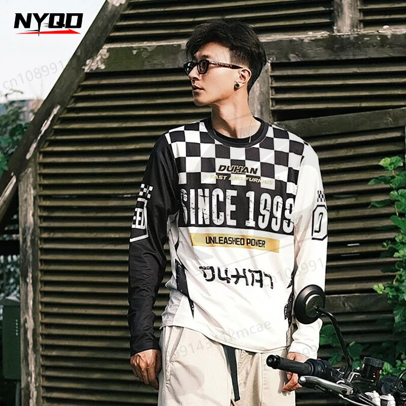 Men's Retro Quick-drying Motorcycle Streetcar Anti-race Cycling Clothes Outdoor Women's Tops Breathable Sunscreen T-shirt Summer
Men's Retro Quick-drying Motorcycle Streetcar Anti-race Cycling Clothes Outdoor Women's Tops Breathable Sunscreen T-shirt Summer
