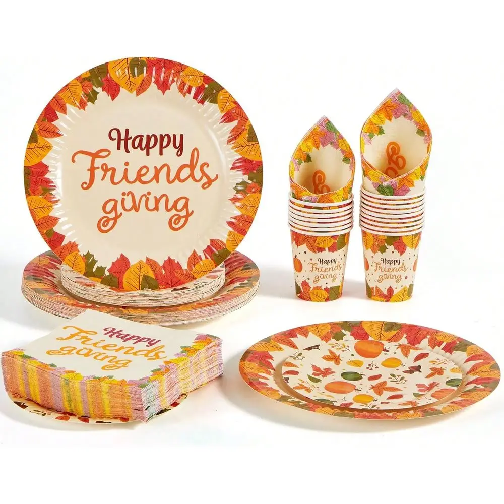 PCS Thanksgiving Dinnerware Dinner Plate, Thanksgiving Paper Plates And Napkins Sets, Party Favor Supplies, Drations, Fall Harv
PCS Thanksgiving Dinnerware Dinner Plate, Thanksgiving Paper Plates And Napkins Sets, Party Favor Supplies, Drations, Fall Harv