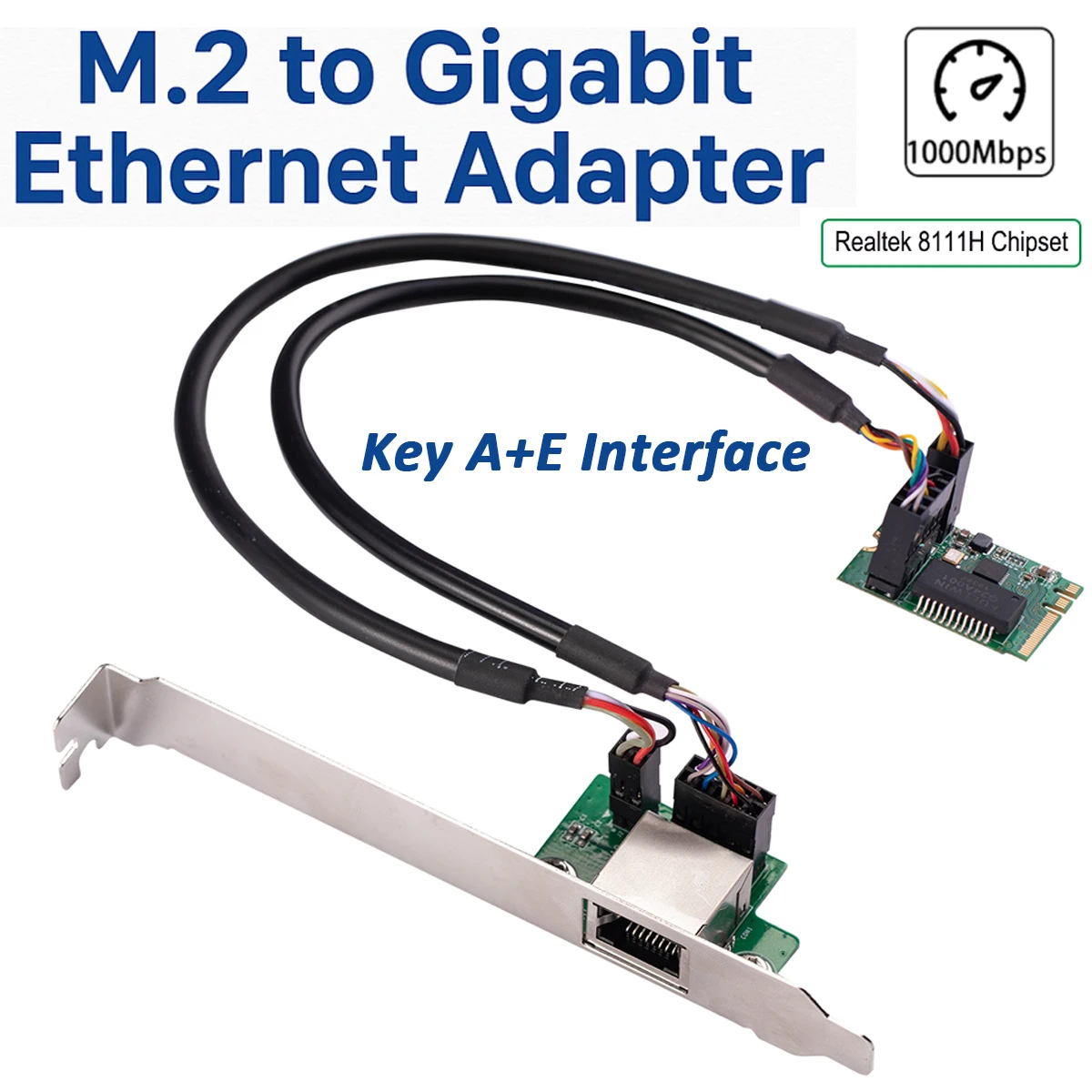 Карта адаптера M.2 A+E KEY Gigabit Ethernet 100/1000 Мбит/с M2 Ngff Nic 1G RJ45 Сетевая карта для слота для Wi-Fi карты Настольный компьютер
Карта адаптера M.2 A+E KEY Gigabit Ethernet 100/1000 Мбит/с M2 Ngff Nic 1G RJ45 Сетевая карта для слота для Wi-Fi карты Настольный компьютер