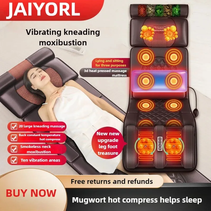 JAIYORL Neck Back Foot Full Body Pain Stress Relief Body Relax Electric Massage Mattress Vibrating Heating Infrared Massager
JAIYORL Neck Back Foot Full Body Pain Stress Relief Body Relax Electric Massage Mattress Vibrating Heating Infrared Massager