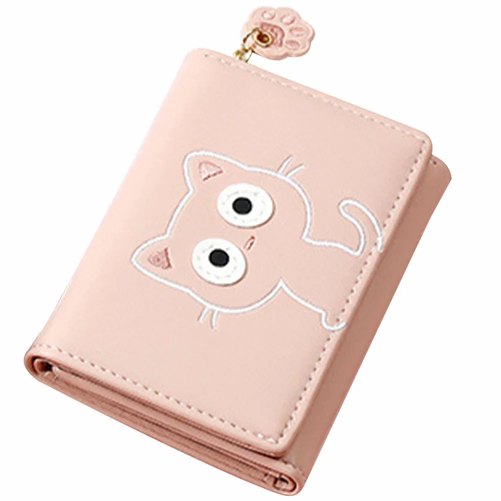 Cute Cat Embroidery Coin Purse Lightweight PU Small Change Purse Multi- Holder Wallet Pouch for Women
Cute Cat Embroidery Coin Purse Lightweight PU Small Change Purse Multi- Holder Wallet Pouch for Women