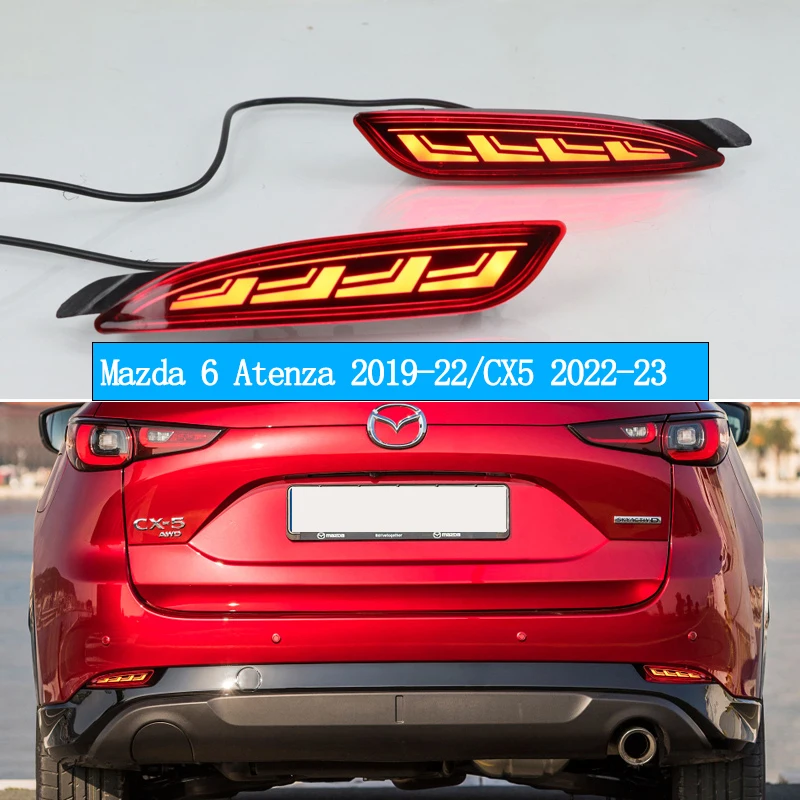 2 PCS LED Bumper Light Rear Lamp Brake Light Turn Signal Reflector For Mazda 6 Atenza 2019-2022 CX-5 CX5 2022-2023
2 PCS LED Bumper Light Rear Lamp Brake Light Turn Signal Reflector For Mazda 6 Atenza 2019-2022 CX-5 CX5 2022-2023
