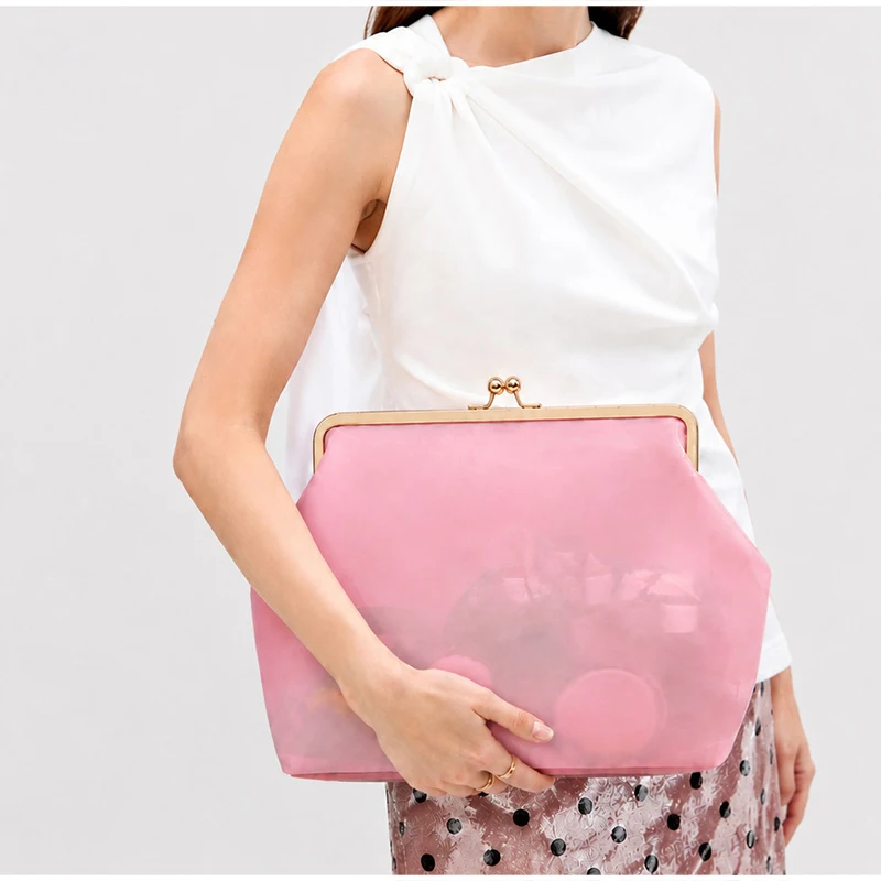 Transparent Jelly Bag PVC Tote Handbag Fashion Trendy Summer Beach Shoulder Bag Cute Crossbody Purse Streetwear Y2K Aesthetic
Transparent Jelly Bag PVC Tote Handbag Fashion Trendy Summer Beach Shoulder Bag Cute Crossbody Purse Streetwear Y2K Aesthetic