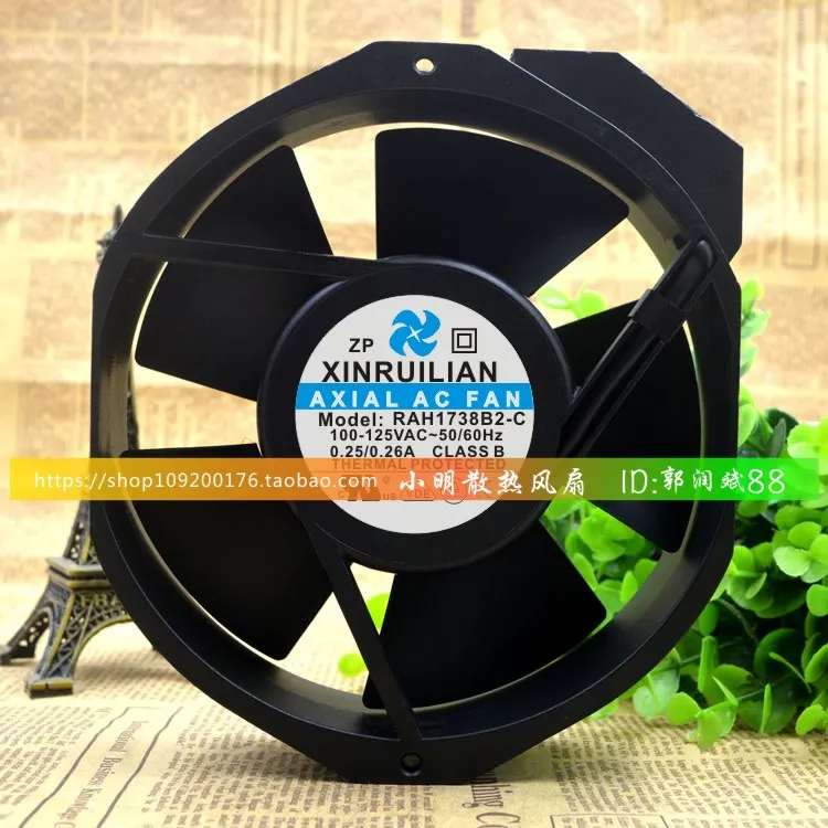 NEW ORIGINAL RAH1738B2-C AC100V 0.26A 17238 172*38 mm COOLING FAN
NEW ORIGINAL RAH1738B2-C AC100V 0.26A 17238 172*38 mm COOLING FAN