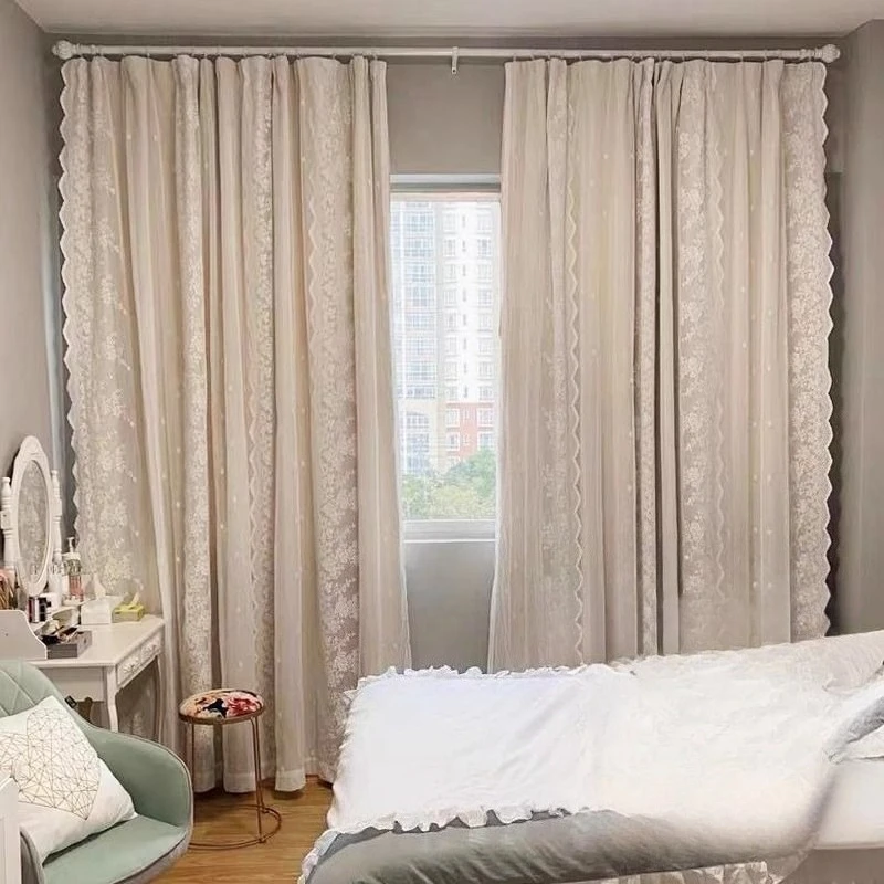 Light Luxury Living Room Dining Room Bedroom High Quality Custom Curtains Blackout New Lace Double Cloth Curtain
Light Luxury Living Room Dining Room Bedroom High Quality Custom Curtains Blackout New Lace Double Cloth Curtain
