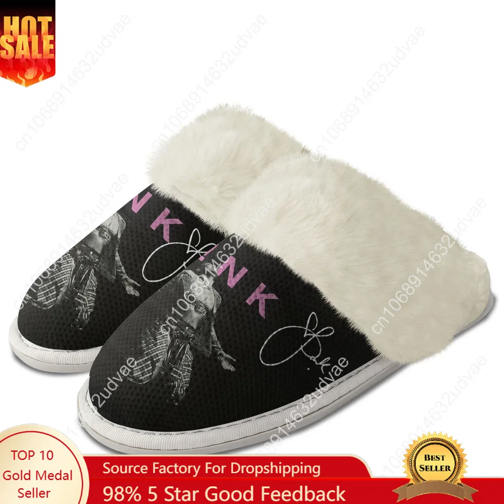 Pink Plush Slippers Keep Warm Shoes Mens Womens Home Cotton Bedroom Customized Thermal Lightweight Slipper DIY
Pink Plush Slippers Keep Warm Shoes Mens Womens Home Cotton Bedroom Customized Thermal Lightweight Slipper DIY