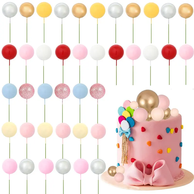20/48Pcs Cake Topper Gold Silver Ball Happy Birthday Cake Topper DIY Cupcake Flag Wedding Baby Shower Christmas Cake Decoration
20/48Pcs Cake Topper Gold Silver Ball Happy Birthday Cake Topper DIY Cupcake Flag Wedding Baby Shower Christmas Cake Decoration