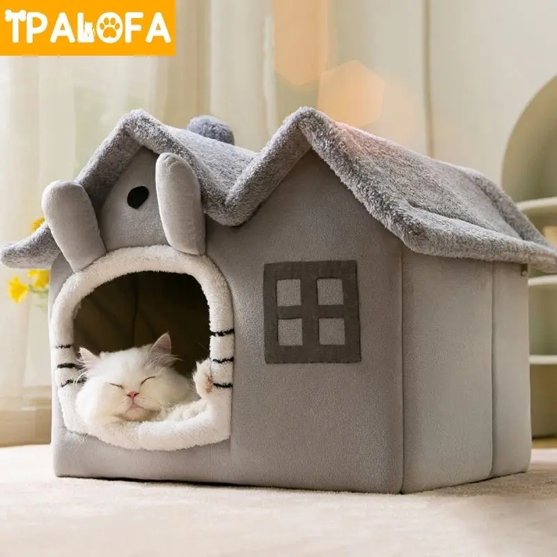 Soft Winter Cat House Deep Sleep Bed Dog Cats House Removable Cushion Enclosed Pet Bed For Cat Kittens Puppy Pet Cat Accessories
Soft Winter Cat House Deep Sleep Bed Dog Cats House Removable Cushion Enclosed Pet Bed For Cat Kittens Puppy Pet Cat Accessories