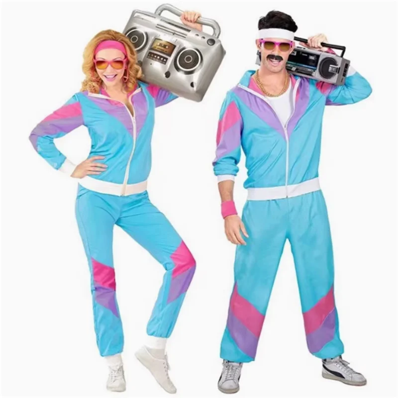 80s Retro Disco loween Couples Sportswear Cosplay Par Masquerade Performance Outfit Polyester Fiber 00% Summer 2025
80s Retro Disco loween Couples Sportswear Cosplay Par Masquerade Performance Outfit Polyester Fiber 00% Summer 2025