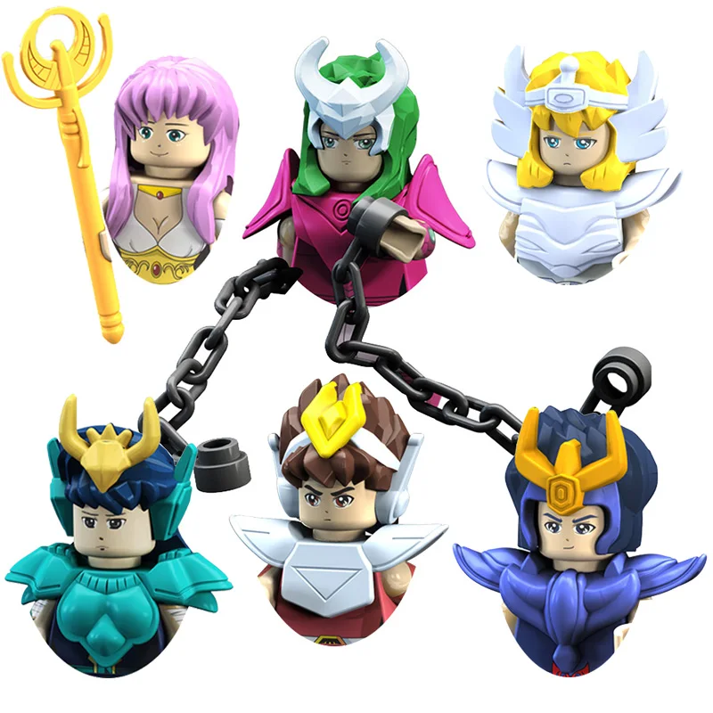 Детские игрушки Saints Seiya, мультяшная аниме-фигурка, строительные блоки из мелких частиц, сборная модель, детские подарки на день рождения
Детские игрушки Saints Seiya, мультяшная аниме-фигурка, строительные блоки из мелких частиц, сборная модель, детские подарки на день рождения