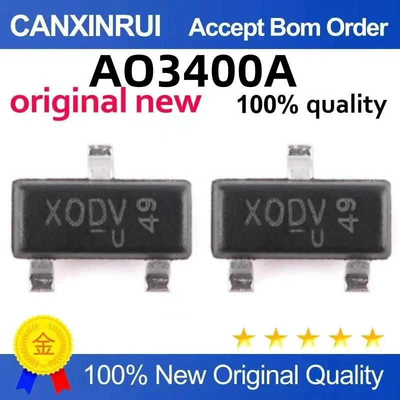 (5-100 pieces) AO3400A silk screen XORB XOAL XO * * SMT SOT23-3 N-channel MOSFET
(5-100 pieces) AO3400A silk screen XORB XOAL XO * * SMT SOT23-3 N-channel MOSFET