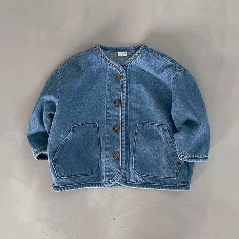 Fashion Baby Boy Girl Cotton Denim Jacket Infant Toddler Child Jean Coat Kid Outwear Casual Spring Autumn Baby Clothes 1-7Y
Fashion Baby Boy Girl Cotton Denim Jacket Infant Toddler Child Jean Coat Kid Outwear Casual Spring Autumn Baby Clothes 1-7Y