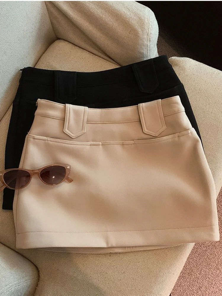 Autumn Winter Women French Vintage Mini Skirt 2000s Aesthetic Office Lady A-line Old Money Gyaru Coquette Hot Sexy Micro Skirt
Autumn Winter Women French Vintage Mini Skirt 2000s Aesthetic Office Lady A-line Old Money Gyaru Coquette Hot Sexy Micro Skirt