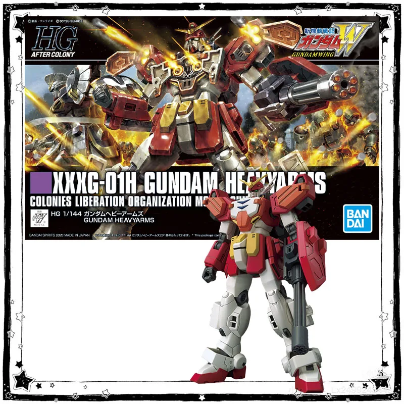 In Stock Bandai Gundam Model Kit Anime Figure HG 1/144 XXXG-01H Gundam Heavyarms Anime Action Figure Collection Assembly Model
In Stock Bandai Gundam Model Kit Anime Figure HG 1/144 XXXG-01H Gundam Heavyarms Anime Action Figure Collection Assembly Model