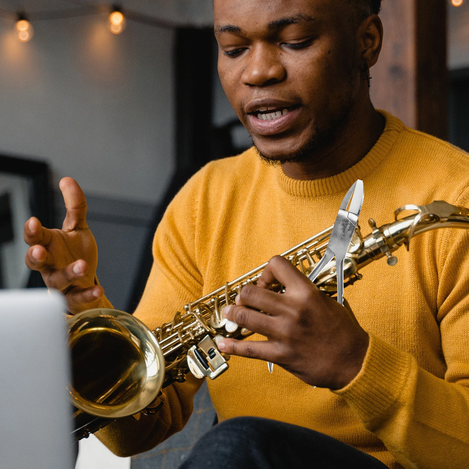 Saxophone Clarinet Repair Plier Metal Repair Tool for Woodwind Accessories Good Performance and Durability Woodwind Accessories
Saxophone Clarinet Repair Plier Metal Repair Tool for Woodwind Accessories Good Performance and Durability Woodwind Accessories