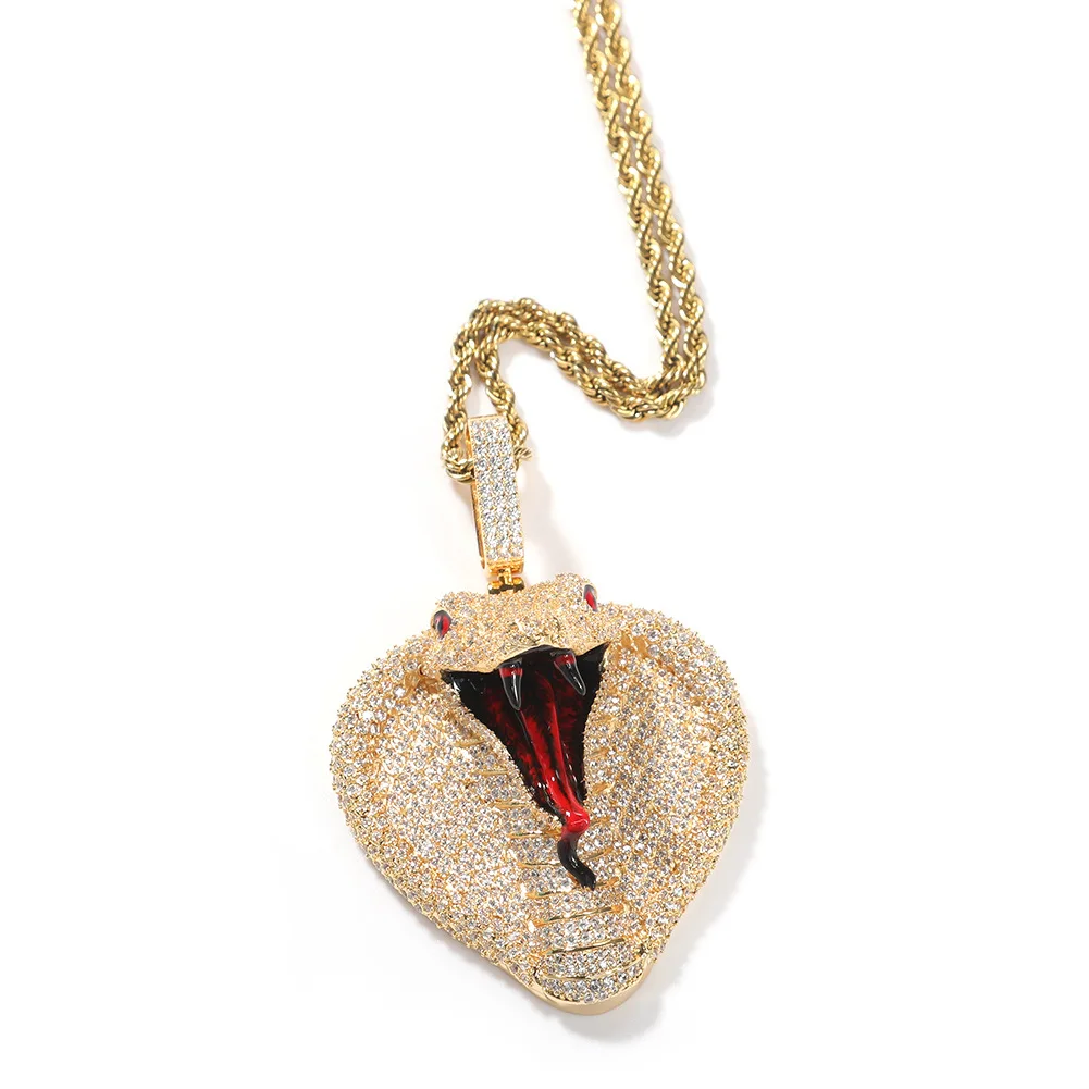 New Cobra Hip Hop Pendant for Men All-match Personality Fashion Trend Daily Accessories Jewelry Gift
New Cobra Hip Hop Pendant for Men All-match Personality Fashion Trend Daily Accessories Jewelry Gift