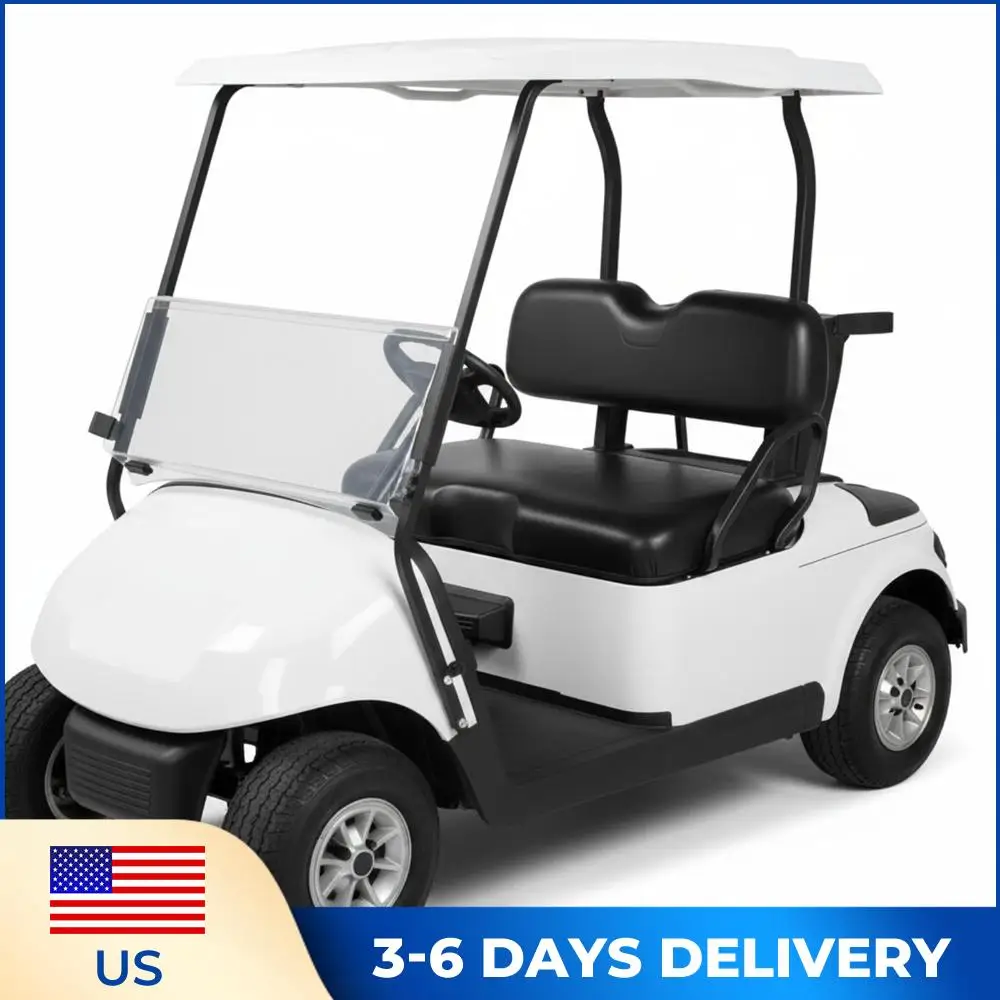 Front Seat Back and Bottom Cushion Set Front Seat Soft Comfortable Cushion Replacement Compatible for EZGO RXV 2008-up Models