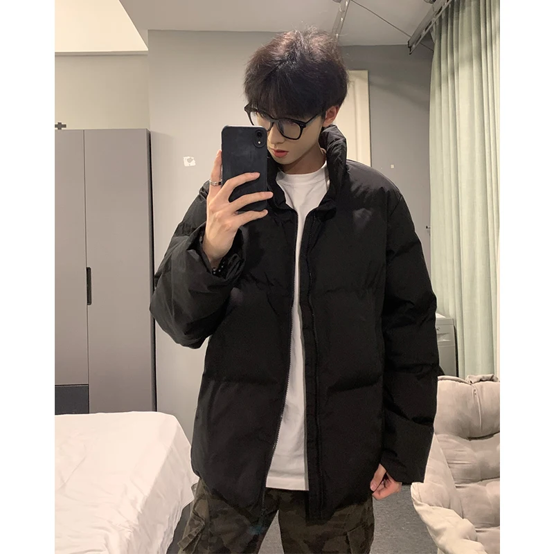 Bla ort Men's down Cotton Jaet Winter Thiened American Retro Stand Collar Outerwear High-End Warmth Bread Coat
Bla ort Men's down Cotton Jaet Winter Thiened American Retro Stand Collar Outerwear High-End Warmth Bread Coat