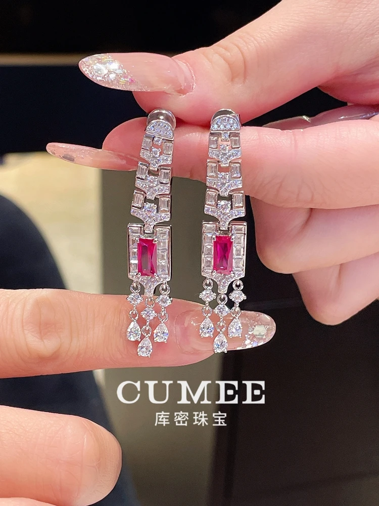 Длинные серьги-капли CUMEE Byzantine Goddess, персонализированные серьги из синтетического рубина для выращивания, посеребренные, золотые
Длинные серьги-капли CUMEE Byzantine Goddess, персонализированные серьги из синтетического рубина для выращивания, посеребренные, золотые