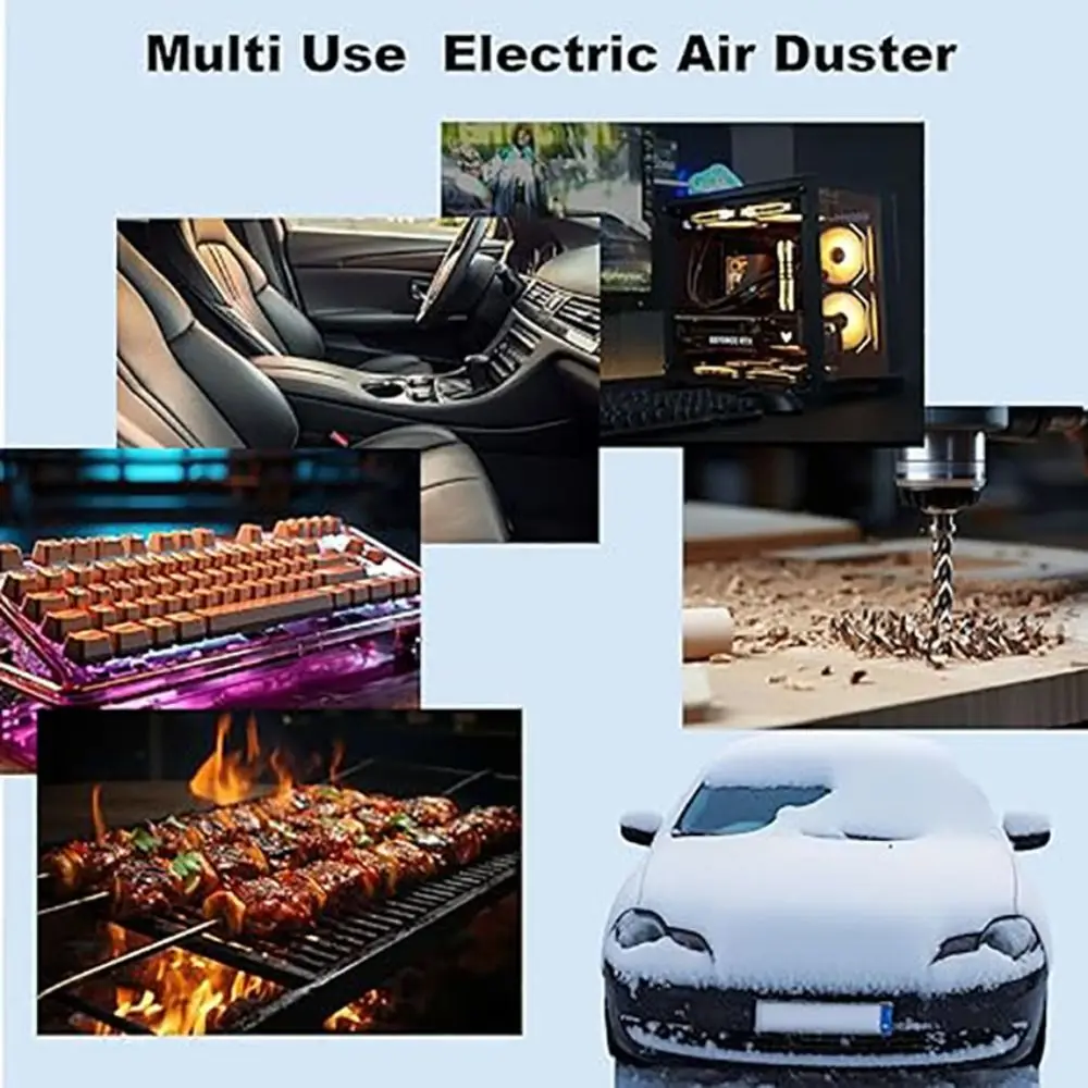 Reusable Can Violent Mini Turbo Jet Fan Compressed Air Duster Electronics Cleaning 130000 RPM Cordless Powerful Blower
Reusable Can Violent Mini Turbo Jet Fan Compressed Air Duster Electronics Cleaning 130000 RPM Cordless Powerful Blower