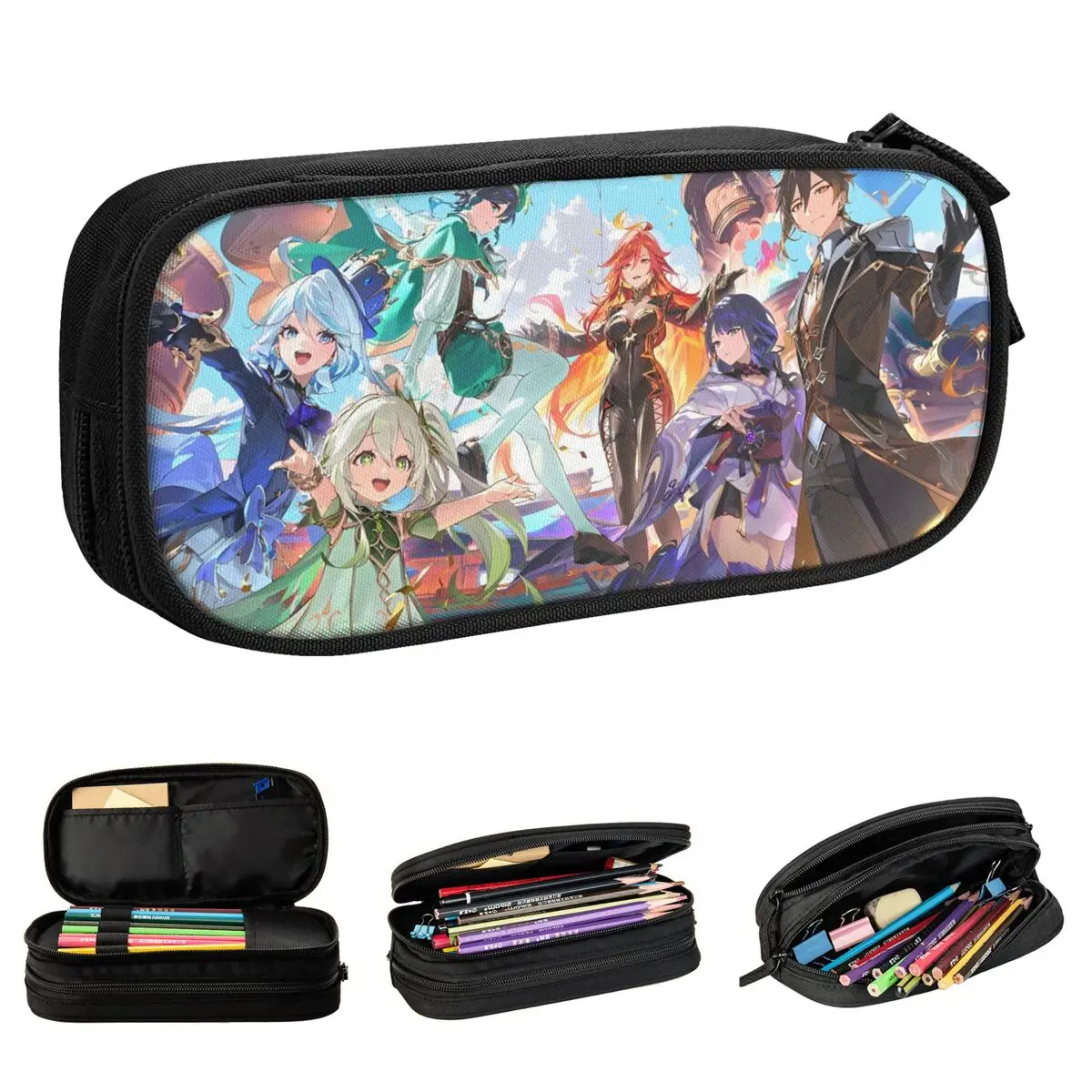 Creative Genshin Impact Game Pencil Cases Pencil Box Pen Box Kids Large Storage Bag School Supplies Zipper Stationery
Creative Genshin Impact Game Pencil Cases Pencil Box Pen Box Kids Large Storage Bag School Supplies Zipper Stationery