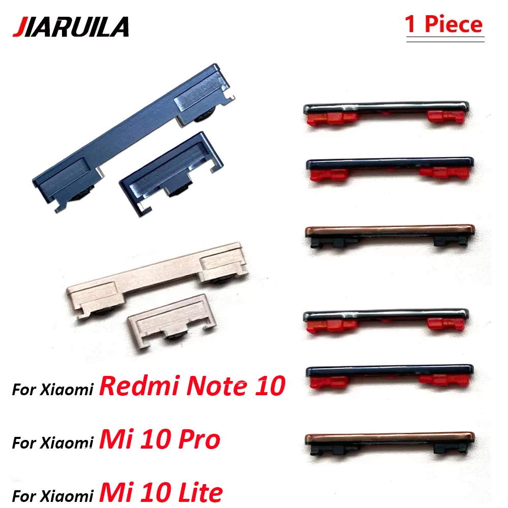 Power On Off Side Key Button + Volume Up Down Side Button For Xiaomi Redmi Note 10 Pro / Mi 10 10T Pro Volume Keys
Power On Off Side Key Button + Volume Up Down Side Button For Xiaomi Redmi Note 10 Pro / Mi 10 10T Pro Volume Keys