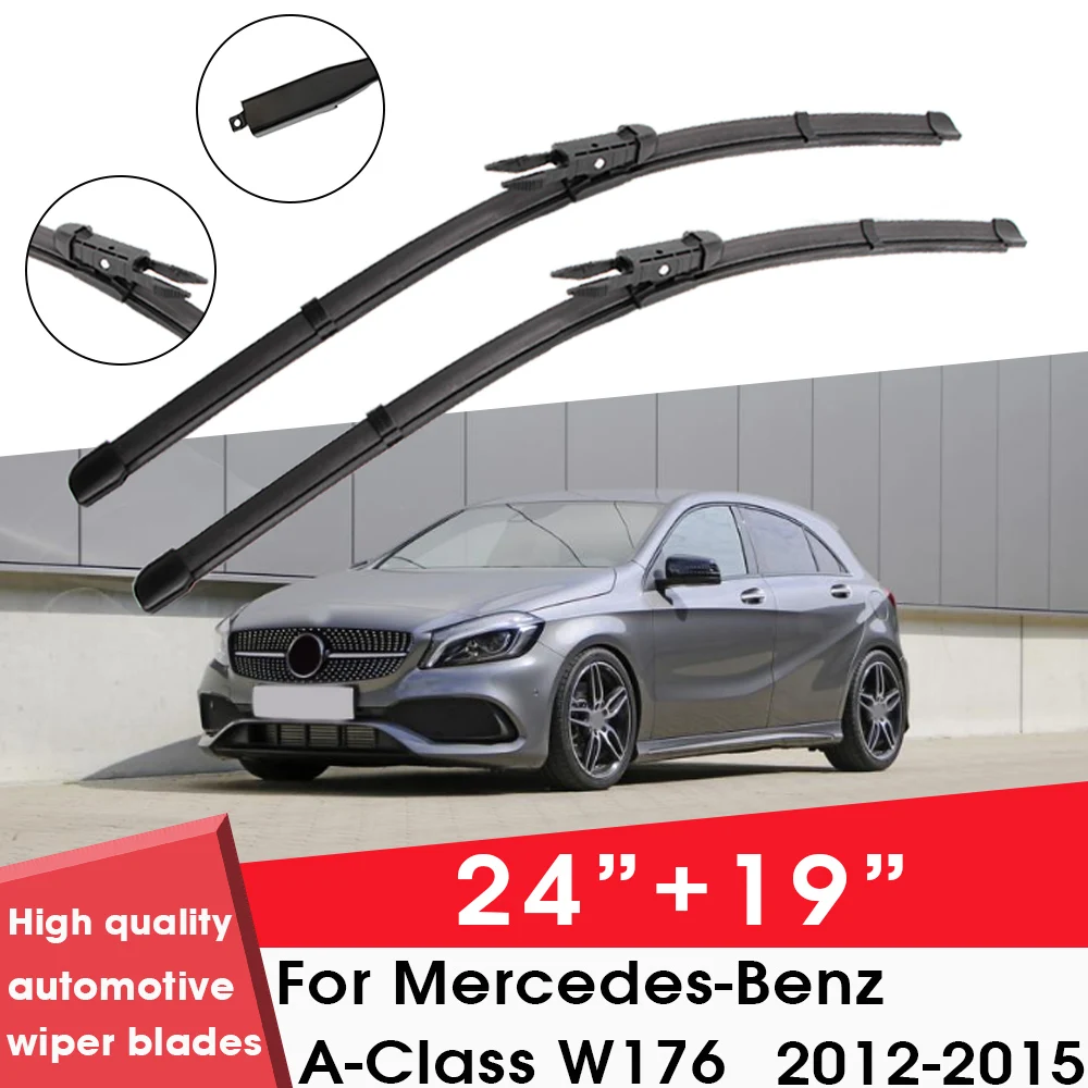 Car Wiper Blade For Mercedes-Benz A-Class W176 2012-2015 24"+ 19" Windshield Windscreen Clean Naturl Rubber Car Accessories
Car Wiper Blade For Mercedes-Benz A-Class W176 2012-2015 24"+ 19" Windshield Windscreen Clean Naturl Rubber Car Accessories
