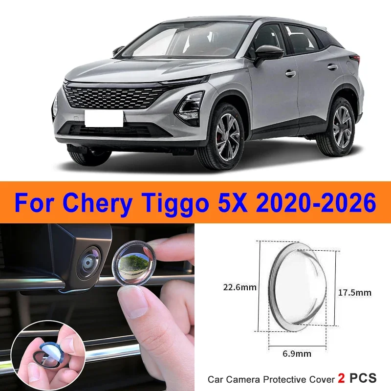 360 Reverse Image Car Camera Cover Anti-Scratch PC Lens Protector Stickers For Chery Tiggo 5X 2020-2026 2Pcs
360 Reverse Image Car Camera Cover Anti-Scratch PC Lens Protector Stickers For Chery Tiggo 5X 2020-2026 2Pcs
