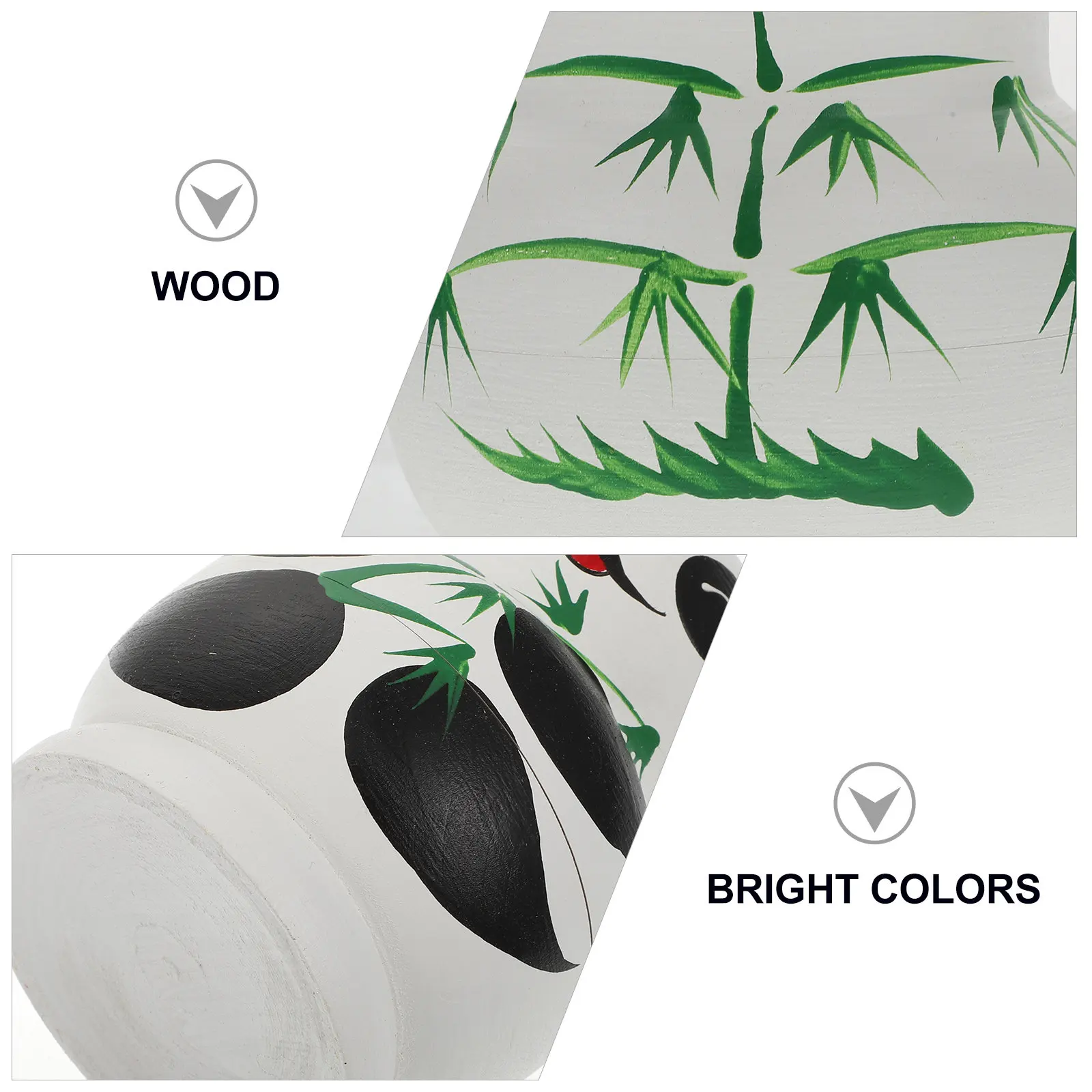 Набор из 10 деревянных матрешек в форме панды, безопасные гладкие края, экологичные, развивающая игрушка для детей, для комнаты и стола
Набор из 10 деревянных матрешек в форме панды, безопасные гладкие края, экологичные, развивающая игрушка для детей, для комнаты и стола