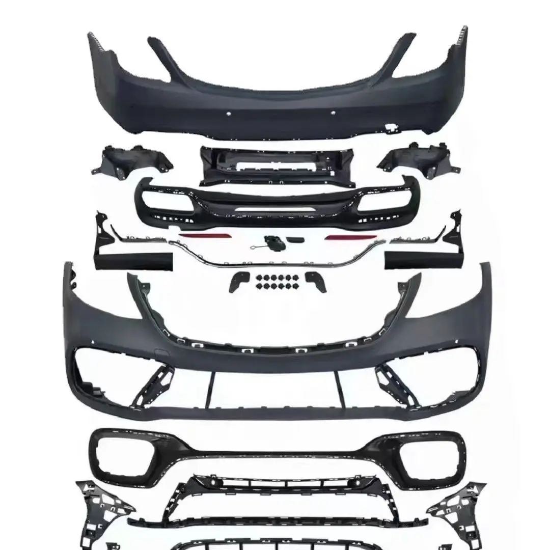 car body kit for s class w222 2018-2020 to s63 including front and rear bumper with grille,headlights,taillights
car body kit for s class w222 2018-2020 to s63 including front and rear bumper with grille,headlights,taillights