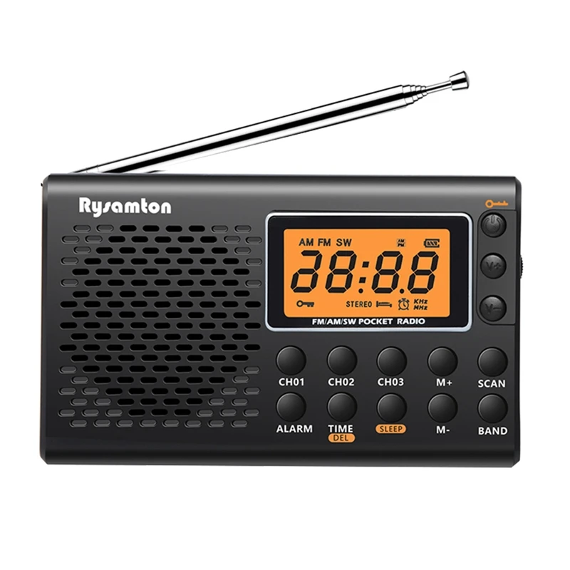 T04C-Полнодиапазонный FM AM SW Портативное радио Стерео цифровой дисплей Ручное FM-радио двойного назначения
T04C-Полнодиапазонный FM AM SW Портативное радио Стерео цифровой дисплей Ручное FM-радио двойного назначения