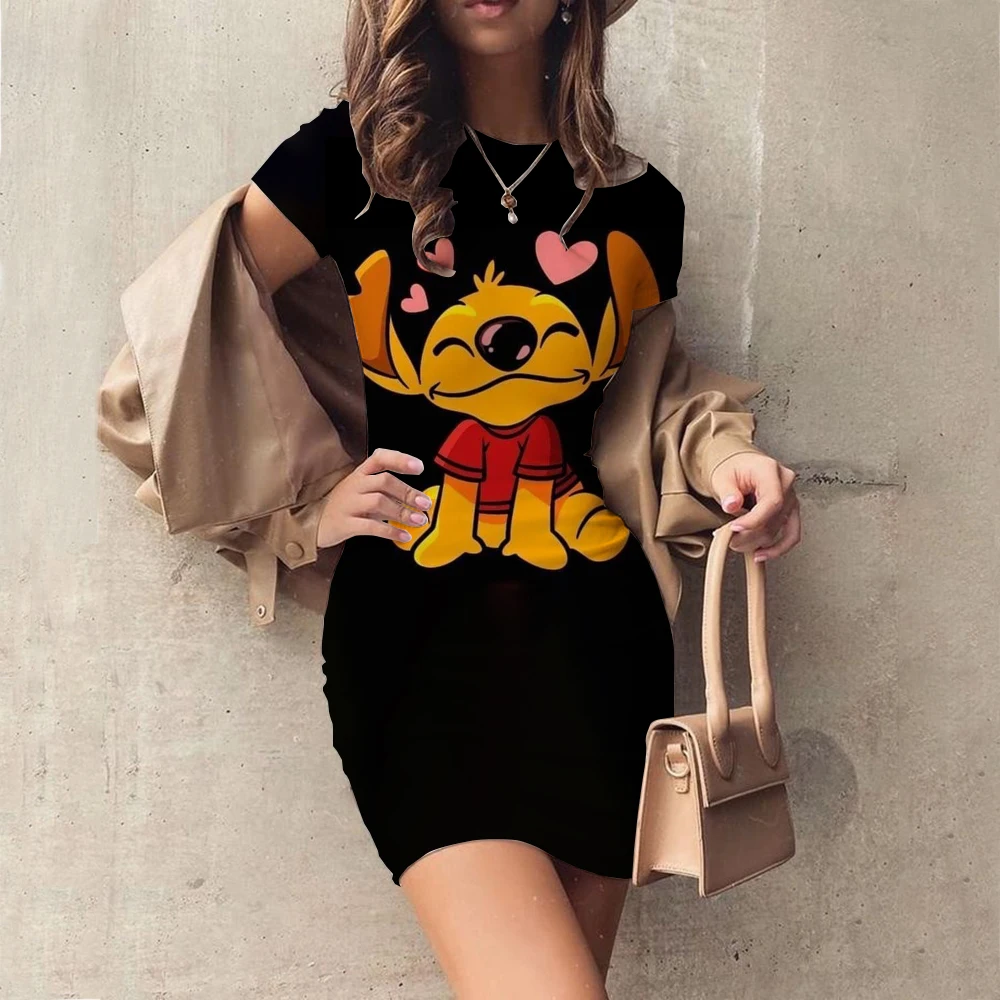 Elegant Women's Dress 2025 Top Sexy Slim Fit Lilo&Stitch Tight Women's Dress Casual Disney Cartoon Fashion Print Mickey 3XL
Elegant Women's Dress 2025 Top Sexy Slim Fit Lilo&Stitch Tight Women's Dress Casual Disney Cartoon Fashion Print Mickey 3XL