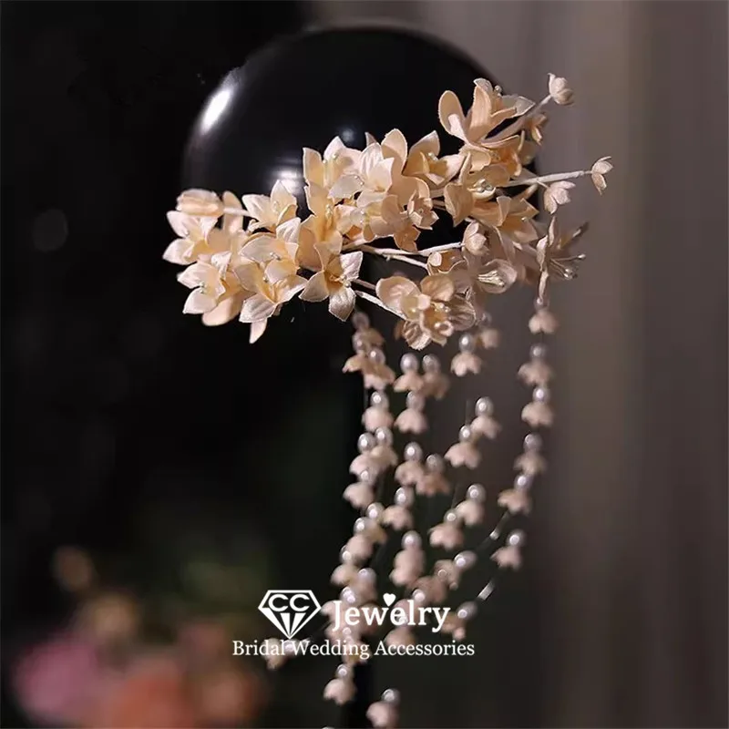 CC Hairpins for Women Wedding Hair Accessories Bridal Headdress Engagement Jewelry Flower Tassel Romantic Hairgrips Gifts AN417
CC Hairpins for Women Wedding Hair Accessories Bridal Headdress Engagement Jewelry Flower Tassel Romantic Hairgrips Gifts AN417