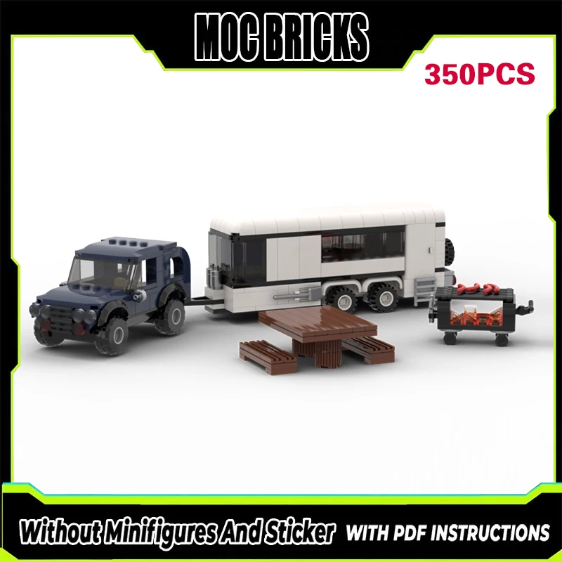 City Car Model MOC Building Bricks Classic SUV And Trailer RV Modular Technology Gifts Holiday Assemble Children Toys Suit
City Car Model MOC Building Bricks Classic SUV And Trailer RV Modular Technology Gifts Holiday Assemble Children Toys Suit