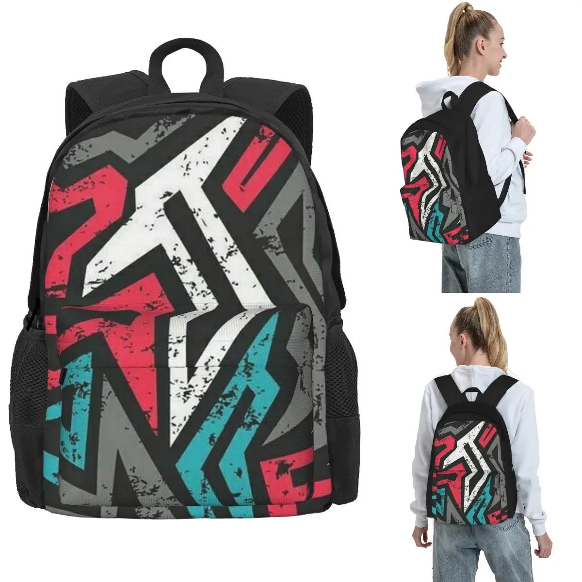 Grafity Pattern Design Backpack Hot Sale Daypack Large Capacity Children BookBag School Bag Shoulder Bags for Men Women
Grafity Pattern Design Backpack Hot Sale Daypack Large Capacity Children BookBag School Bag Shoulder Bags for Men Women