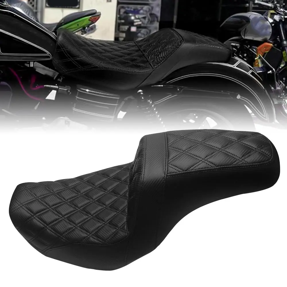 Black 2-Up Rider Driver Passenger Saddle Cushions Seat Motorcycle Accessory For Harley Dyna Super Glide Custom FXDC/I 2006-2014
Black 2-Up Rider Driver Passenger Saddle Cushions Seat Motorcycle Accessory For Harley Dyna Super Glide Custom FXDC/I 2006-2014