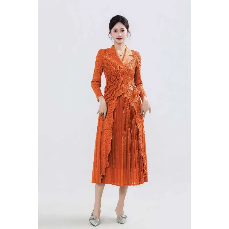 Новое женское платье в Европе, костюм с воротником, длинными рукавами, шнуровкой на талии, темперамент, большие ярды, эластичная длинная юбка без морщин
Новое женское платье в Европе, костюм с воротником, длинными рукавами, шнуровкой на талии, темперамент, большие ярды, эластичная длинная юбка без морщин