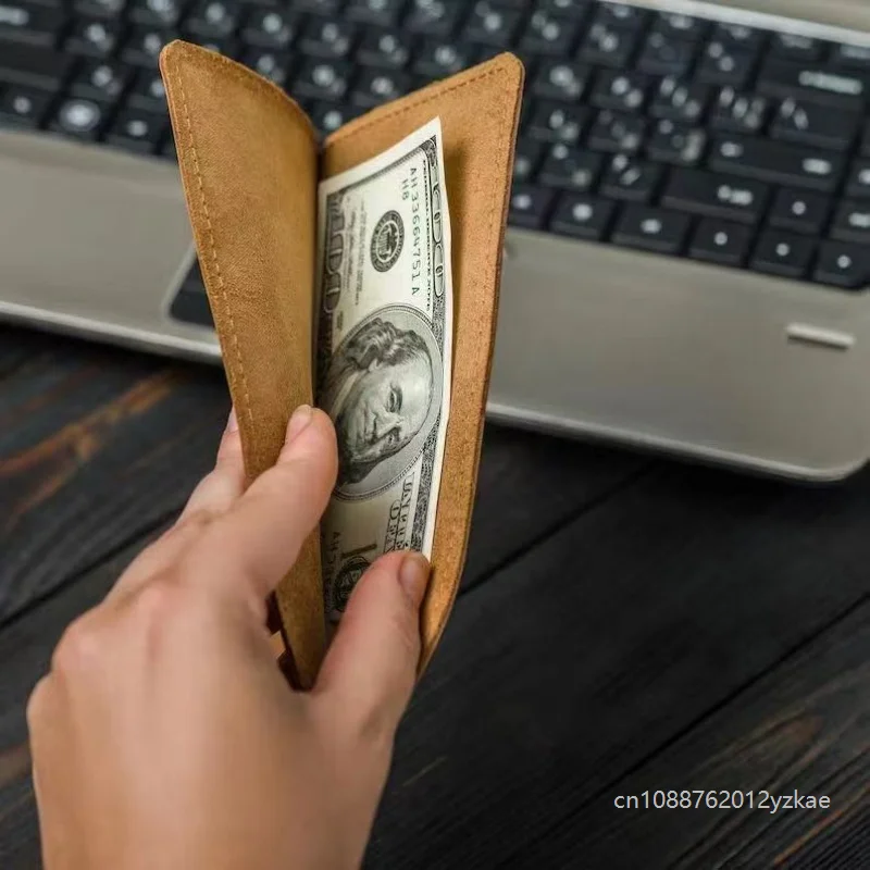 New Retro Brown Faux Leather Ultra-thin Bi-fold Wallet Unisex Cosplay Character Prop Card Holder Business Travel Accessory 2026
New Retro Brown Faux Leather Ultra-thin Bi-fold Wallet Unisex Cosplay Character Prop Card Holder Business Travel Accessory 2026