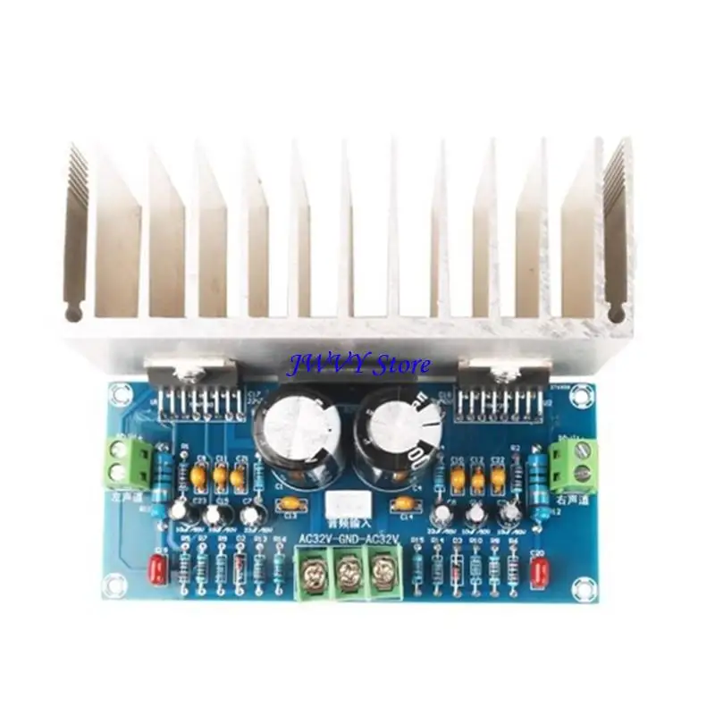 573A High Performances Digital Amplifier Board 100Wx2 Efficient Heat Management System
573A High Performances Digital Amplifier Board 100Wx2 Efficient Heat Management System