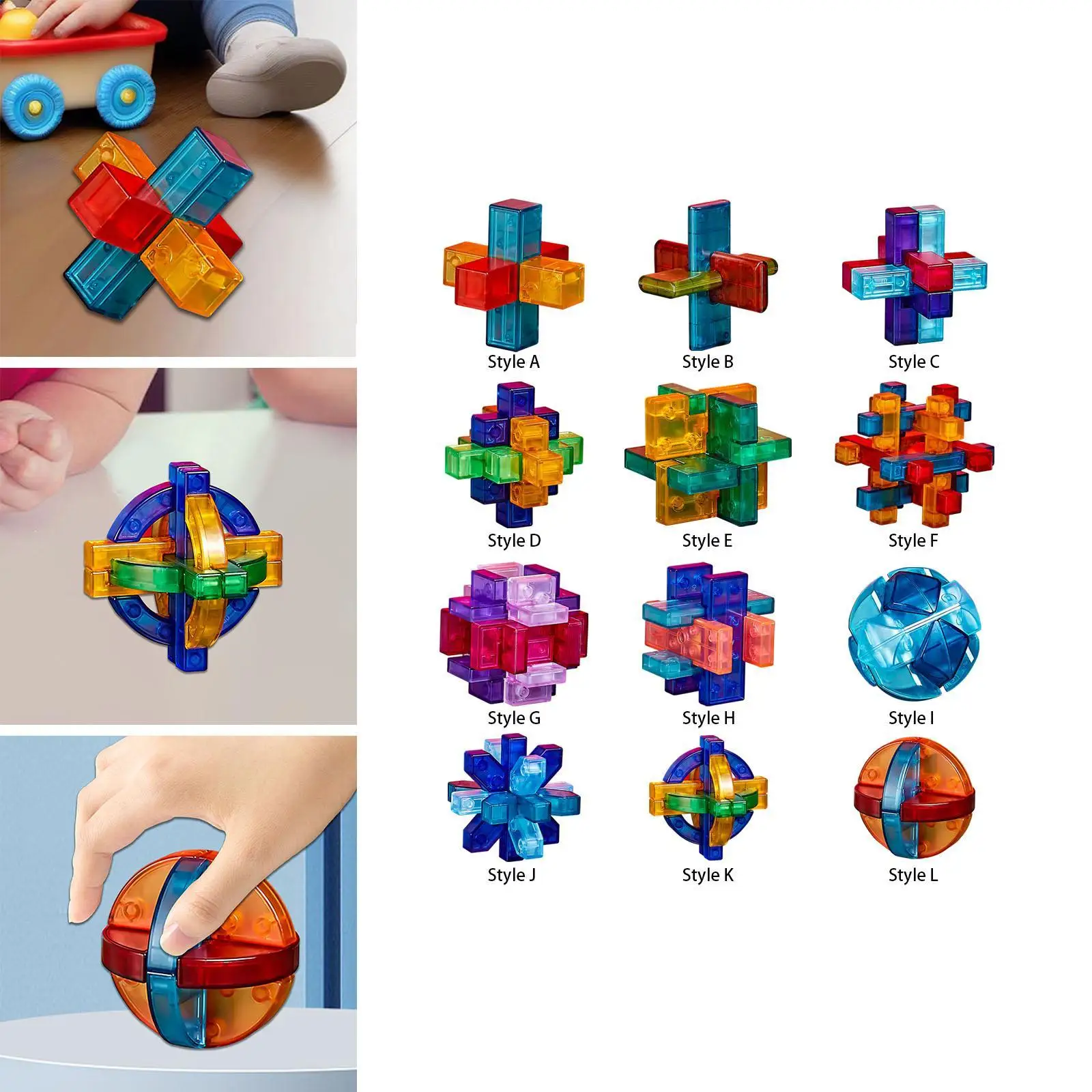 Brain Teaser Puzzles Educational Toys Unlock Interlock Crafts, 3D Puzzles, IQ Challenge for Boys Girls Kids Adult Party Favor
Brain Teaser Puzzles Educational Toys Unlock Interlock Crafts, 3D Puzzles, IQ Challenge for Boys Girls Kids Adult Party Favor