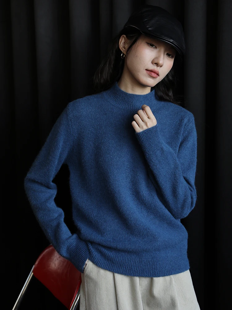 Высококачественный женский пуловер Long Sve, вязаный свитер с высоким воротником, ленивый крой, удобный, мягкий, теплый, модный для...
Высококачественный женский пуловер Long Sve, вязаный свитер с высоким воротником, ленивый крой, удобный, мягкий, теплый, модный для...