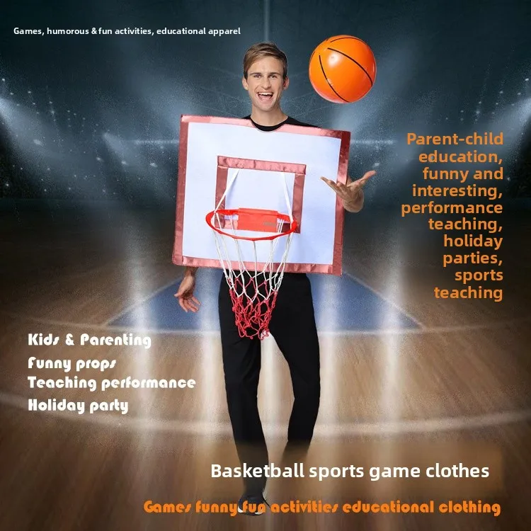 loween Baskeall Board Sport Performance Wearable Game Costume Funny Props Outfit for Parent-Child Interactive Play
loween Baskeall Board Sport Performance Wearable Game Costume Funny Props Outfit for Parent-Child Interactive Play