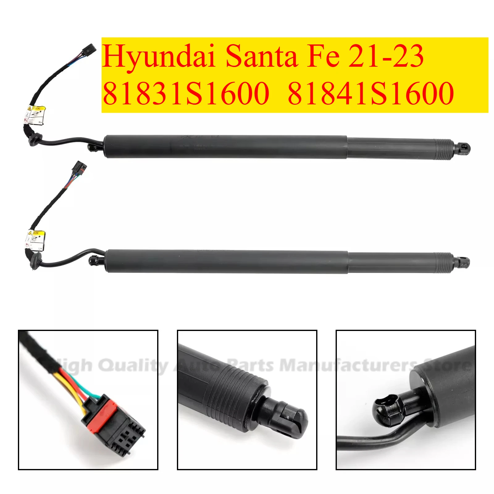 1pcs Driver Left /Right Liftgate Power Hatch Lift Support for Hyundai Santa Fe 21-23 81831S1600 81841S1600
1pcs Driver Left /Right Liftgate Power Hatch Lift Support for Hyundai Santa Fe 21-23 81831S1600 81841S1600