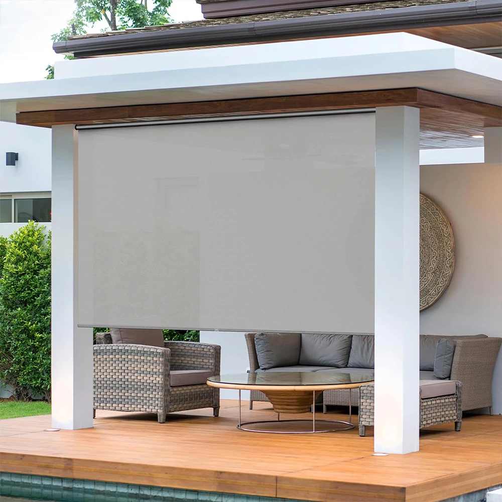Outdoor Aluminum Powder Coated Zipper Track Blinds
Outdoor Aluminum Powder Coated Zipper Track Blinds