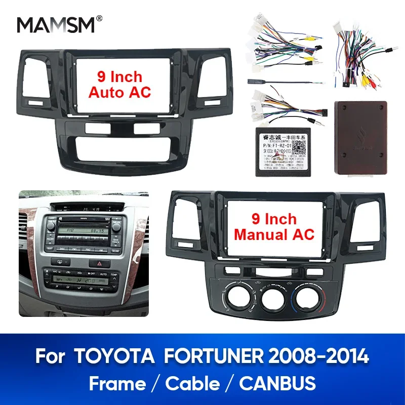 Рамка для автомобиля MAMSM 9 дюймов для TOYOTA FORTUNER HULIX 2008-2014 Android MP5 корпус проигрывателя радио Fascia DVD аудио панель аксессуары
Рамка для автомобиля MAMSM 9 дюймов для TOYOTA FORTUNER HULIX 2008-2014 Android MP5 корпус проигрывателя радио Fascia DVD аудио панель аксессуары