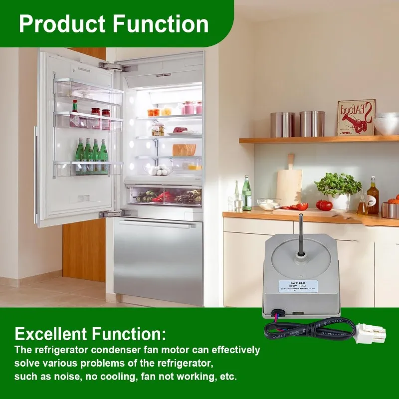 【HOME ESSENTIAL】ZWF-10-2 For Ronshen Refrigerator Replacement Cooling Fan Motor DC13V 140Ma C0937.4.4
【HOME ESSENTIAL】ZWF-10-2 For Ronshen Refrigerator Replacement Cooling Fan Motor DC13V 140Ma C0937.4.4