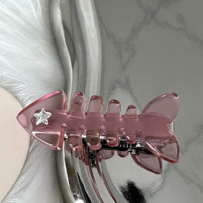 Pink Fishbone Hair Clip with Temperament Duckbill Clip Design Bangs Side Clip New Hair Accessories for Women Крабик Для Волос
Pink Fishbone Hair Clip with Temperament Duckbill Clip Design Bangs Side Clip New Hair Accessories for Women Крабик Для Волос